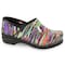 Sanita Women's Closed Back Clog, Printed Patent Leather Upper, Polyurethane Outsole, Multicolor, M 477926-090-41 - alternate 1